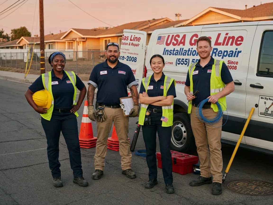 Gas Line Installation company in Shafer, MN
